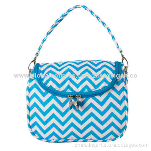 Canvas travel cosmetic bag